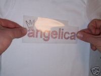 Aplicarea de motive termoadezive cu fierul de calcat - pasul 2