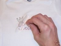 Aplicarea de motive termoadezive cu fierul de calcat - pasul 5