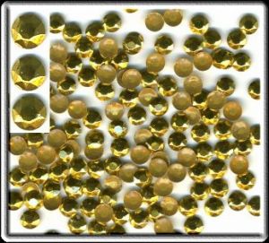 octogon metalic gold 7 mm