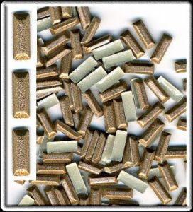 perla bara maron  2,5 x 7 mm