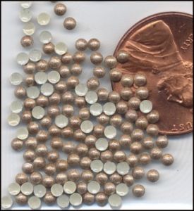 perla rotunda maron 3 mm